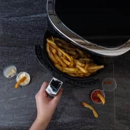 Royalty Line® AF5605D Digital Airfryer - 3.5 Liter Heteluchtfriteuse - 1200W Airfryers - Geschikt Voor 1000 Gr. Friet - Zwart — thumbnail 13