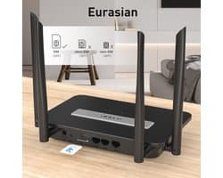 Viatel Edup 5Ghz Wifi Router 4G Lte Router 1200Mbps CAT4 Wifi Router Modem 3G/4G sim-kaart Router Dual Band Wifi Repeater Thuis Kantoor