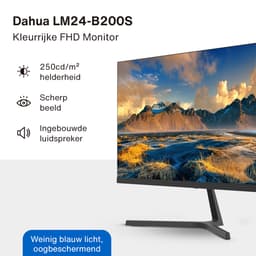 Dahua LM24-B200S - Full HD VA Monitor- 100 Hz - 24 inch - Inclusief HDMI kabel — thumbnail 4