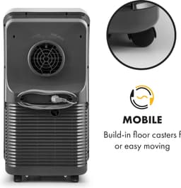 Klarstein Mobiele airconditioner met luchtafvoerslang, 4-in-1 airconditioner, ventilator, luchtontvochtiger & nachtmodus, Kleine & draagbare airconditioner voor thuis & op kantoor, Laag verbruik, 7000 BTU,1 kW voor 23 m² - Afstandsbediening Timer — thumbnail 20