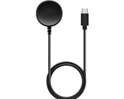 By Qubix Samsung Galaxy Watch Oplader - Oplaadkabel - USB-C aansluiting - 1 meter - Geschikt voor de Samsung Galaxy Watch 7 / Watch 7 Ultra / Watch 6 en 6 Classic / Watch 5 / 5 Pro / Watch 4 / 4 Classic / Watch 3 / Active 1/2 / Galaxy Watch FE