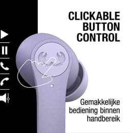 Fresh ’n Rebel Twins Rise - Draadloze Oordopjes met Noise Cancelling - Draadloos Opladen - 30 Uur Speelduur – Dreamy Lilac — thumbnail 4