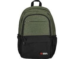 Enrico Benetti Hamburg Rugzak 15 inch laptop, 23L- 62144 - Olijf