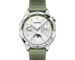 HUAWEI WATCH GT 4- 46MM - Groen Composiet Horlogeband - Verbeterd 24/7 gezondheidsbeheer - Tot 2 weken batterijduur - Compatibel met iOS & Android