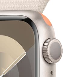 Apple Watch Series 9 - 41mm - Case with Starlight Sport Loop - Sterrenlicht Aluminium — thumbnail 3