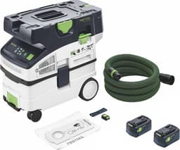 Festool CTMC MIDI I-Basic accu mobiele stofafzuiger 36 V ( 2x 18 V ) stofklasse M + 2x accu 5,0 Ah - zonder oplader — thumbnail 4