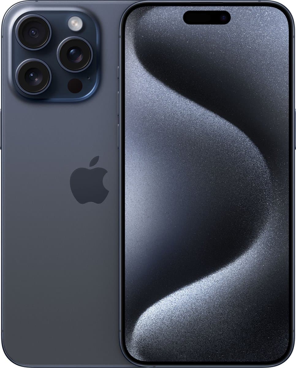 Apple iPhone 15 Pro Max - 1TB - Blauw Titanium — afbeelding 1