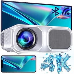 Mini beamer - Mini projector - Mini beamer smartphone - Mini beamer met wifi en bluetooth — thumbnail 1