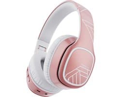 PowerLocus P7 - Draadloze Over-Ear Koptelefoon Inklapbaar - Bluetooth Hoofdtelefoon - Met microfoon – Headphone – Incl. Carry Case - Rose Gold