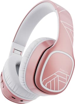 PowerLocus P7 - Draadloze Over-Ear Koptelefoon Inklapbaar - Bluetooth Hoofdtelefoon - Met microfoon – Headphone – Incl. Carry Case - Rose Gold — thumbnail 1