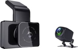 TechU™ Dashcam 4K MO4 Pro Dual Camera – Dashboardcamera – Wifi – GPS Tracker – Nachtvisie – Loop Recording – Bewegingssensor – G-sensor – Parkeer Monitor – Voor én Achter Autocamera - voor auto — thumbnail 1