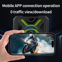 1080P - Motor Dashcam - Voor & Achter Camera - Waterdicht IP67 - Nachtzicht - Anti-vibratie - Bots Detectie - WIFI — thumbnail 3