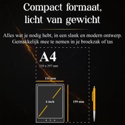 SwayTosh E-Reader Nova Smart – Incl. Luxe hoes - 6 inch 2026 – 36GB Opslag – Schermverlichting en Nachtmodus – E Reader Voor Ebook – Met Oplader — thumbnail 9