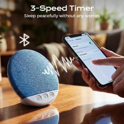 longziming - Slaapkussenluidspreker - Draagbare Kussen Speaker Mini - Onder Het Kussen Bone Sound Speaker Met Timer Voor Slaap Ondersteuning - Groen — thumbnail 4