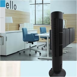 Torenventilator - Ventilator - Bureau Koeling - Bladloze Ventilator - 10.5x33cm - Zwart — thumbnail 4