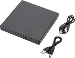 Externe DVD Brander - CD Schrijver - Bestanden Archiveren - Brede Compatibiliteit - USB 2.0 - Zwart — thumbnail 5