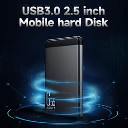 Externe Harde Schijf - Mobiele HDD - Bestanden Opslaan - Schokbestendig Metalen Behuizing - 500 GB - Zilver — thumbnail 3
