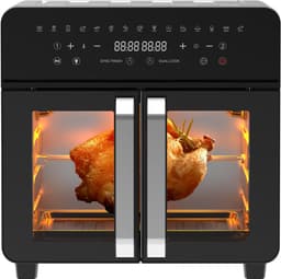 AIMASON AFTO-2301DT Airfryer 23L Dual Zone - XXL Airfryer met Franse Deuren - Heteluchtfriteuse Oven met Dubbele Kamer - 15 Programma's - 2200 W - 12 Accessoires - Verwijderbare Tussenwand voor Kookruimte - 50-200°C — thumbnail 1
