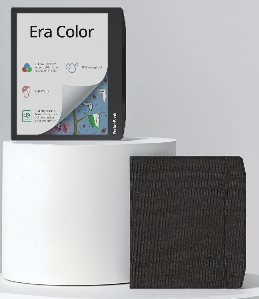 PocketBook Era Color + Charge Cover - Canvas Black - Voordeelbundel — afbeelding 1
