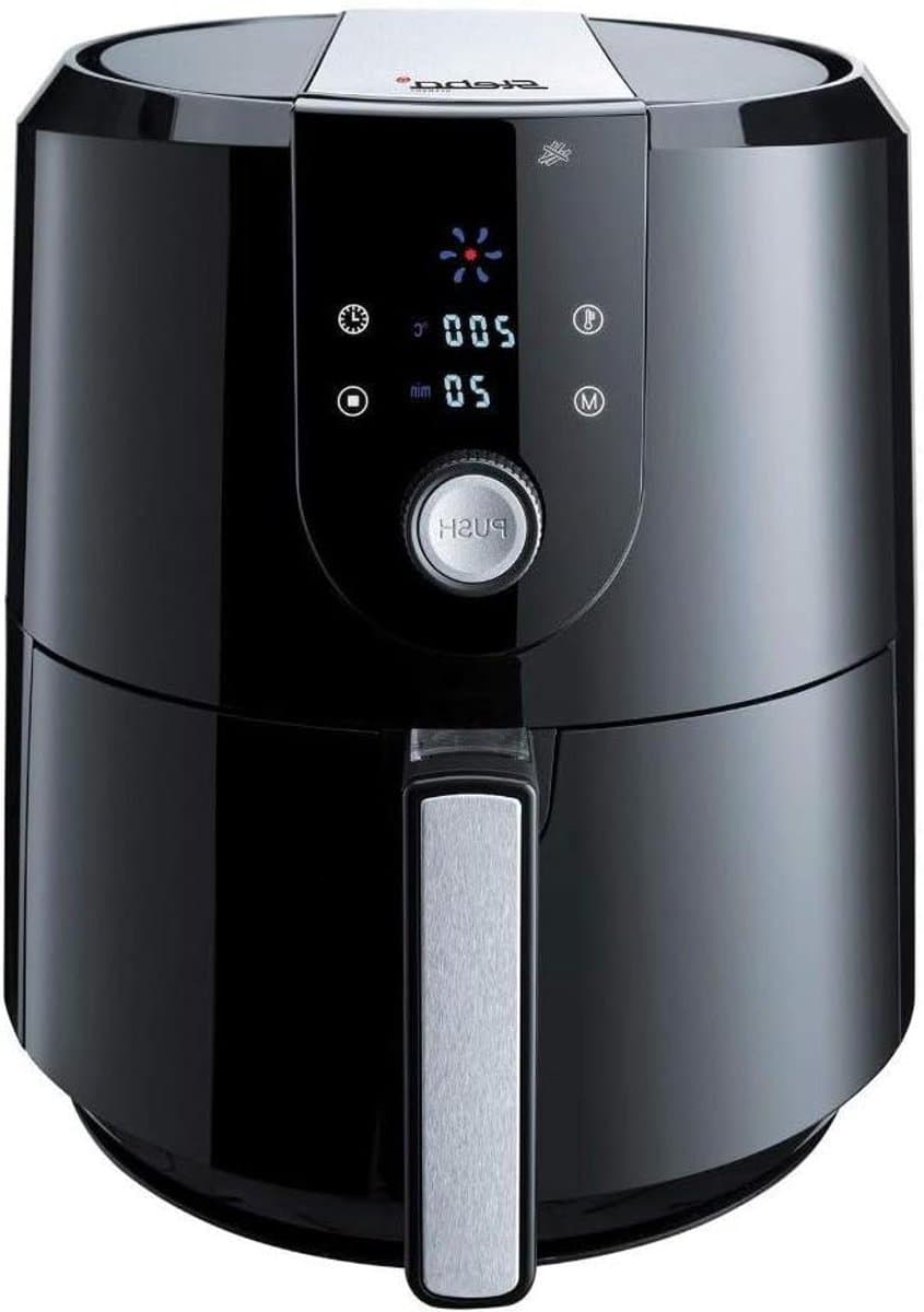 Heteluchtfriteuse XL - Compacte Allrounder - Gezond Bereiden - 7 Automatische Programma's - 5.2 Liter Volume - Zwart — afbeelding 1