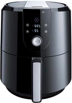 Heteluchtfriteuse XL - Compacte Allrounder - Gezond Bereiden - 7 Automatische Programma's - 5.2 Liter Volume - Zwart — thumbnail 1