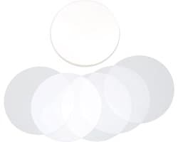 100 Stuks Transparante Film voor Ronde Badges, Beschermfolie voor DIY Badge Maker, Geschikt voor Knutselen en Creatieve Projecten (37mm)