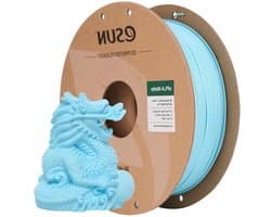 3D Printer Filament - Mat PLA - Modelbouw - Verbeterde Extrusie - 1KG 1.75mm - Meer Blauw