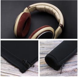 aladdien - Hoofdtelefoon Hoofdband Cover - Hoofdband Kussenbeschermer - Zwart - Compatibel met Sennheiser - 22x8,5 cm - Ideaal voor comfort — thumbnail 4