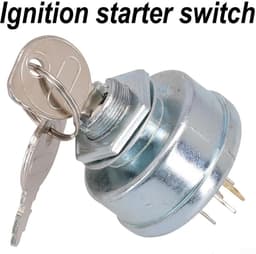 Contactslot Grasmaaier - Startschakelaar Tractor - Motor Starten - 5-Pin Aansluiting - 6 x 4 x 4 cm - Zwart — thumbnail 2