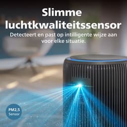 Philips PureProtect 3400 Series - Luchtreiniger en Bevochtiger - CADR 300m3/u - Ruimtes tot 78m2 - 3 Laags HEPA Filtratie - Air+ App - Ultrastil - Nachtlampje - Zwart - AC3421/13 — thumbnail 12