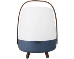 Kooduu Lite-Up PLAY Ocean Blue - Draadloze Bluetooth Speaker en Deense LED-Design Lamp in één - tot ruim 10 uur