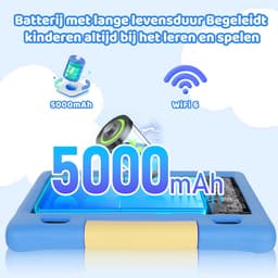 Hotlight KT1016 - Android 15 kindertablet - 10.1 inch - 20(3+17)GB RAM/128GB ROM– 5000mAh - Blauw — thumbnail 4