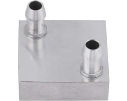 Waterkoelblok 40x40mm van aluminium voor CPU koeling, ideaal voor computers en industriële toepassingen, efficiënt warmteafvoer voor optimale prestaties