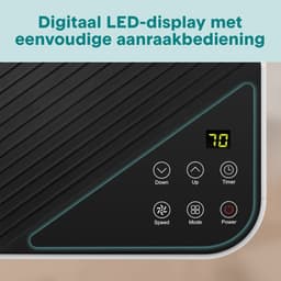 SereneLife Mobiele Airco - 9000 BTU - Airconditioner met Verwarming - WiFi - Koelen, Verwarmen en Ontvochtigen - Inclusief Raaminstallatiekit - Grijs — thumbnail 3