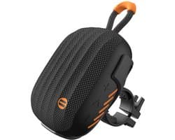Ryoudavell - Bluetooth Speaker - Draadloze Compacte Fiets Speaker - Met Snap-Fit Fietshouder - IPX7 Waterproof - Windruis Onderdrukking - RGB Verlichting - TF-Kaart - Zwart