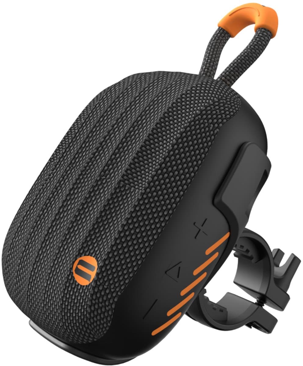 Ryoudavell - Bluetooth Speaker - Draadloze Compacte Fiets Speaker - Met Snap-Fit Fietshouder - IPX7 Waterproof - Windruis Onderdrukking - RGB Verlichting - TF-Kaart - Zwart — afbeelding 1