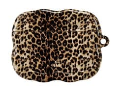 xoxo Wildhearts hoesje geschikt voor AirPods Pro - Wild Soul - Ook als telefoonhoesje verkrijgbaar - Schokbestendige wavy case - Koptelefoonhoesje - Beschermhoes met golvend design - Luipaard print