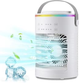 KZQ Usb Luchtbevochtiger Met Spray En Koelventilator 2 In 1 Voor Thuis — thumbnail 1