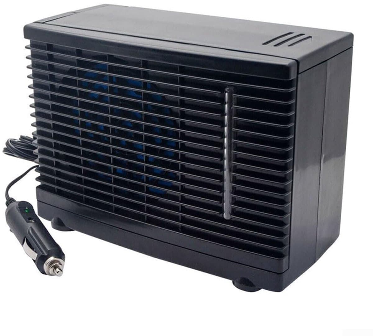 Dailygoody - Draagbare Luchtkoeler - Koelventilator met Water-IJs Airconditioning - Zwart - Ideaal voor Thuis en Auto - Gezonde Luchtcirculatie - — afbeelding 1