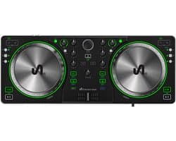 Tiësto The Next Beat SX1 - DJ Controller Set voor Beginners tot Gevorderden - DJ Software App - DJ Gear - 1 Stuk - Zwart