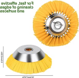 Nylon Onkruidborstel 200mm x 25.4mm voor het Verwijderen van Roest en Mos, Tuinonderhoud en Grasmaaier Accessoire — thumbnail 5