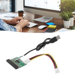 USB Floppy Drive - Externe Diskette Drive - Gegevens Overzetten - Plug and Play - 1.44 MB - Zwart — thumbnail 4
