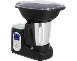 Keukenmachine Koken Hakken - Multifunctionele Keukenrobot - Culinaire Bereiding - Geïntegreerde Weegschaal - 35 L Kom - Zwart