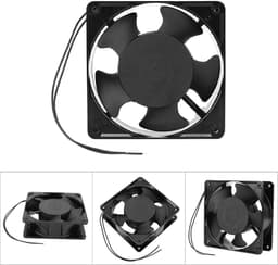 Dailygoody - Ventilator - Koeling - Laag energieverbruik - Aluminium - Betrouwbare warmteafvoer - Geschikt voor elektronische apparaten - Model: — thumbnail 2