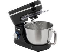 Keukenmachine - Mixer Keuken - Bakken en Koken - Krachtige 1000W Motor - 45 Liter Kom - Zwart