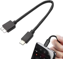 Externe Harde Schijf - Opslagapparaat - Gegevens Overzetten - 5 Gbit/s Snelheid - 5 TB - Zwart — thumbnail 1