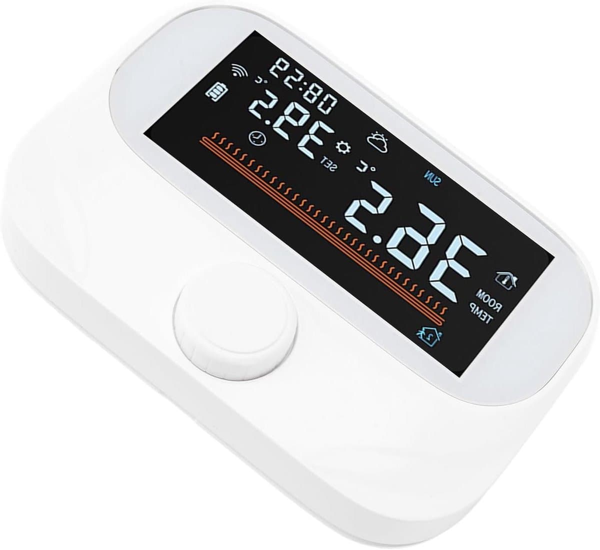 Programmeerbare Thermostaat - Slimme Regelaar - Energie Besparen - App en Spraakbediening - Niet gespecificeerd - Zwart — afbeelding 1