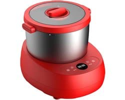 Deegmixer - Keukenmachine - Deeg Kneden - Touchscreen Bediening - 5 Liter Kom - Rood
