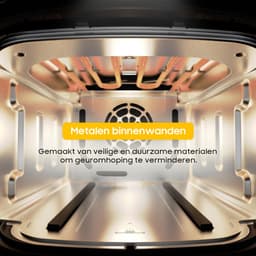 AIMASON 10L XXL Airfryer met dubbele laag - 2700W Krachtig Vetvrij Frituren - Heteluchtfriteuse met dubbele lade en verticale constructie bespaart 50% ruimte - 6-in-1 Kookstanden - Grote capaciteit voor thuisgebruik - Inclusief Receptenboek — thumbnail 5