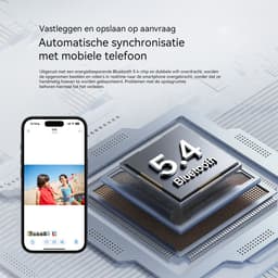 Blackview BV100 Smart Glasses - Slimme bril met camera - Spraakgestuurde AI-assistent - Bluetooth-bellen, vertaling, objectherkenning - BT 5.4 - 32GB - 220 mAh - Zwart — thumbnail 3